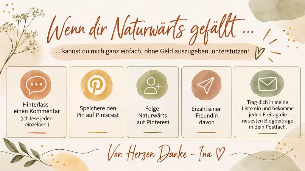 ina allard einfach naturnah leben unterstützen (KI-generiertes Bild)