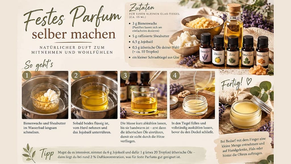 parfum selber machen festes parfum schritt für schritt anleitung (KI-generiertes Bild)