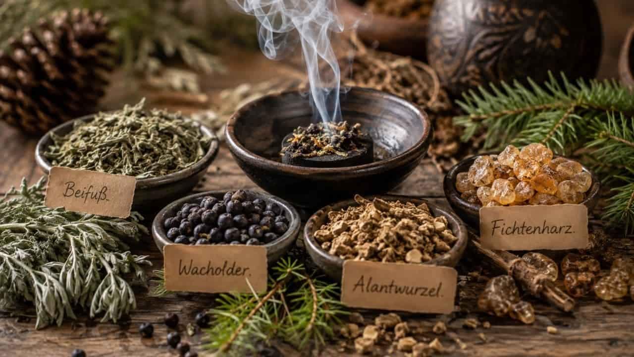 Weißer Salbei räuchern: heimische Alternativen zu Weihrauch, Sandelholz und Palo Santo (KI-generiertes Bild)